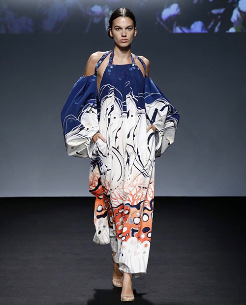 Gina Guo look from Supima Design Competition 2019